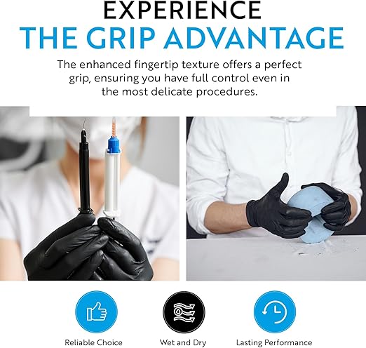 Nitrile Gloves, Black, 5 Mil, (200) - Image 5