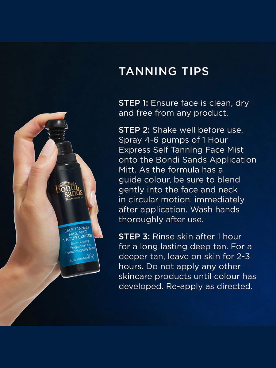 Bondi Sands Self Tanning Face Mist 1 Hour Express 70ml - Image 3